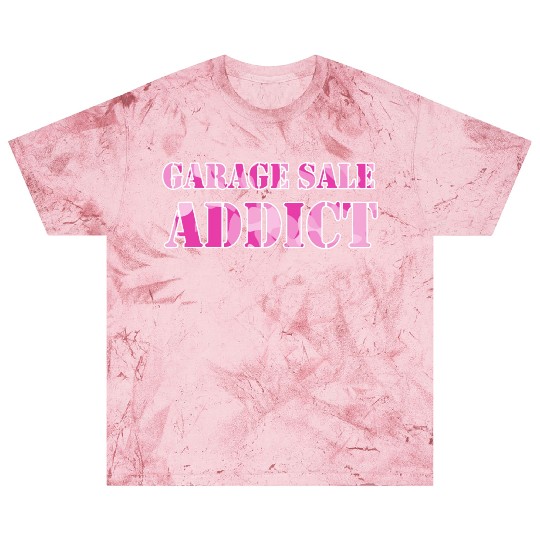 Garage Sale Addict pink camo Blast T Shirts