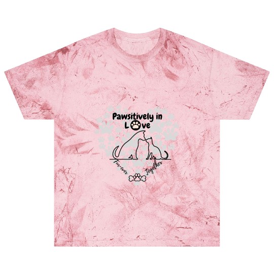 Couple of pets, silhouettes couple dog&cat Blast T Shirts