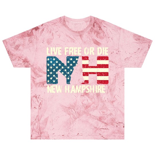 New Hampshire Patriotic Live Free Or Die Product Blast T Shirts