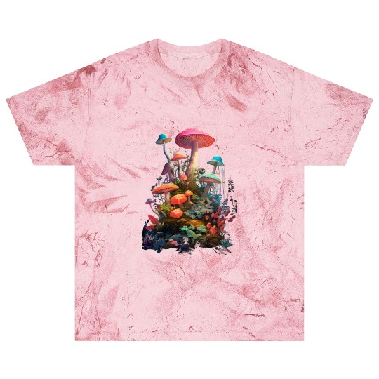 Trippy Neon Mushrooms #11 Blast T Shirts