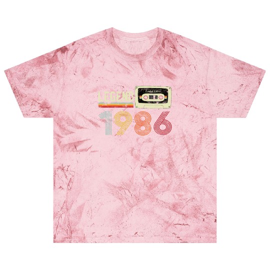 1986 Geburtstag Vintage Cassette Blast T Shirts