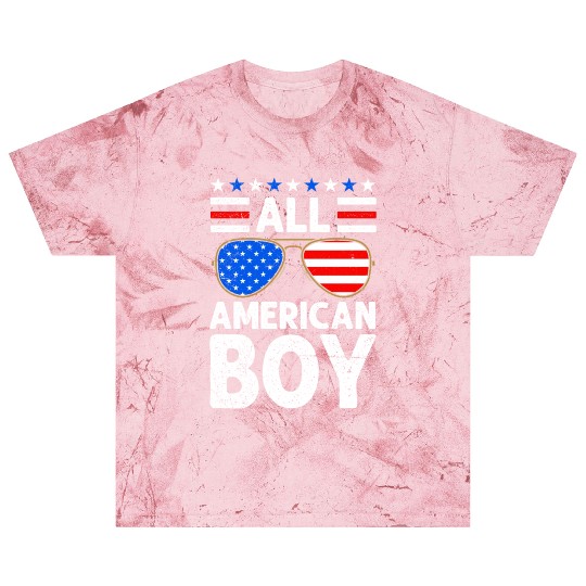 All American Boy Independence Day USA Party Dude Blast T Shirts