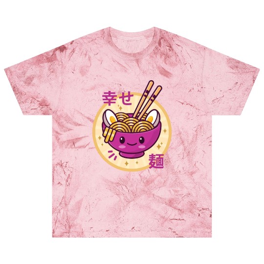 Kawaii Ramen Noodle Bowl Pink Blast T Shirts