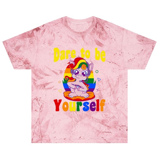 Dare to be Gaymer Lesbian Girl Gamer gift Blast T Shirts