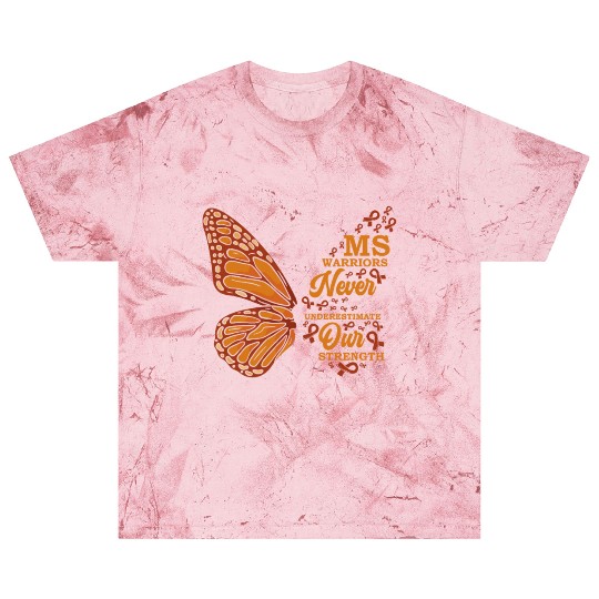 MS Warriors Never Underestimate Our Strength Blast T Shirts