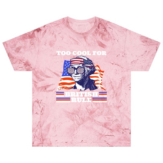 George Washington Too cool for British rule USA Blast T Shirts