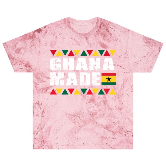 Ghana Made Black Star Country Flag Blast T Shirts