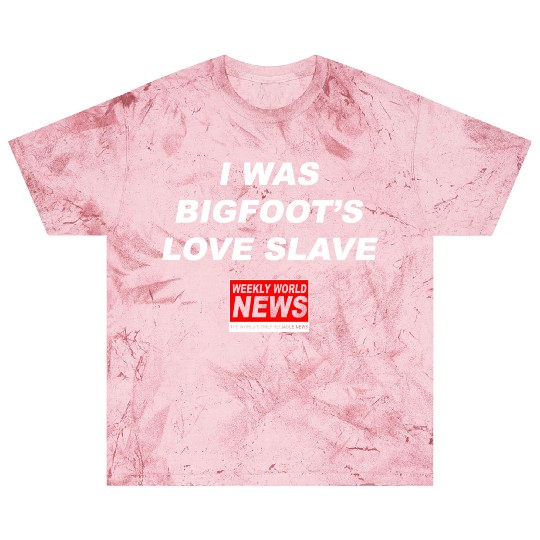 I was Bigfoots Love Slave Weekly World News aka Blast T Shirts