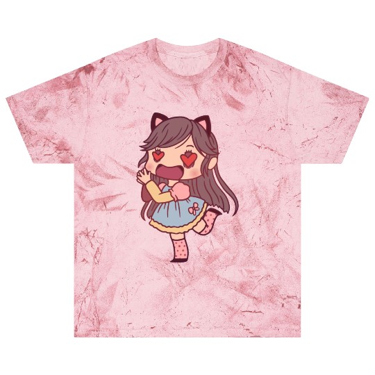 Chibi Girl In Love Blast T Shirts
