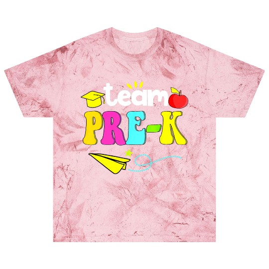 Happy Back To School Team Pre K Preschool Teacher Blast T Shirts