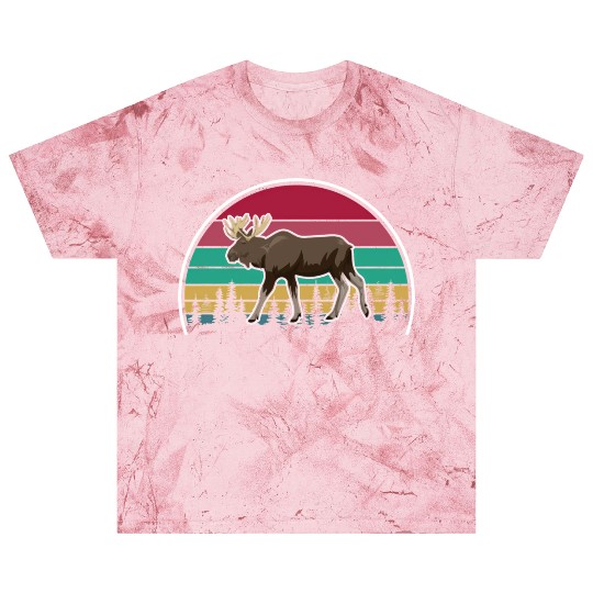 Wildlife Animal Forest Animal Canada Antlers Moose Blast T Shirts