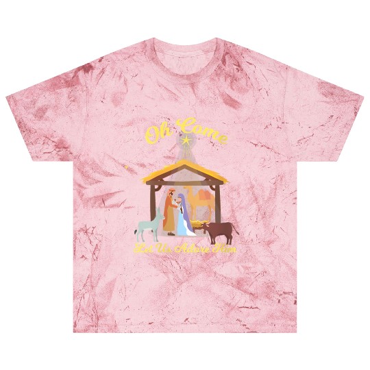 Let Us Adore Him - Advent Nativity Scene North Blast T Shirts