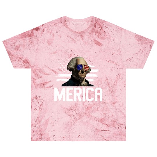 Merica George Washington Independence Day Blast T Shirts