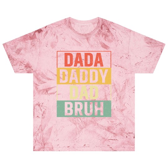 Dada Daddy Dad Bruh Fathers Day Vintage Funny Blast T Shirts