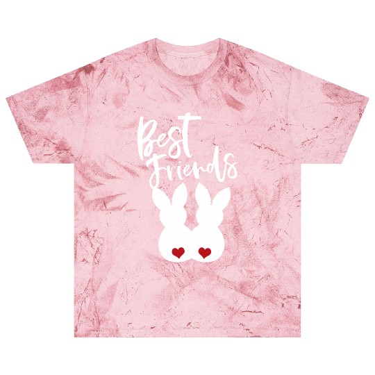 Best Friends BFF Easter Bunnies Love Couple Blast T Shirts