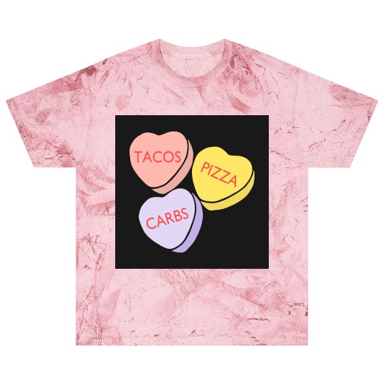 FRONTARTFunny Conversation Hearts Candy Blast T Shirts