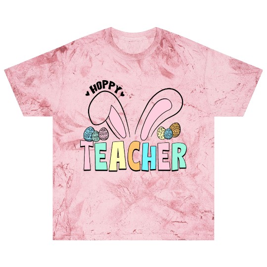 Cute Easter Hoppy Teacher Bunny Ears Blast T Shirts