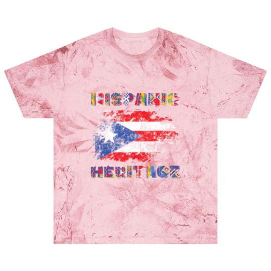Puerto Rico Hispanic Heritage Month Blast T Shirts