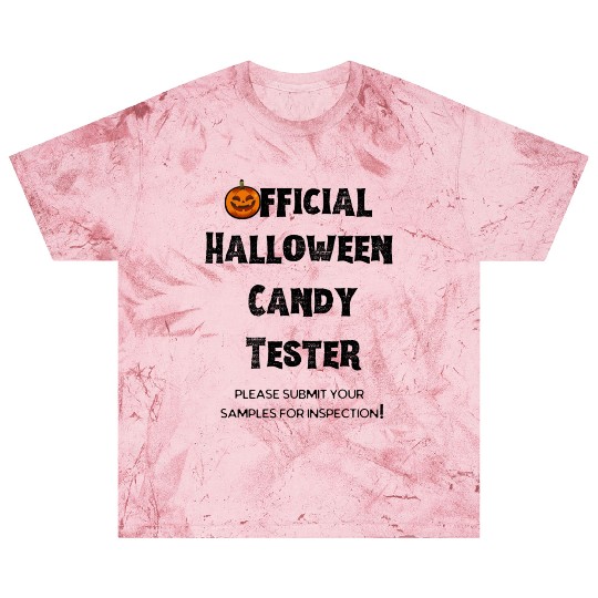 Official Halloween Candy Tester Orange And Yellow Blast T Shirts