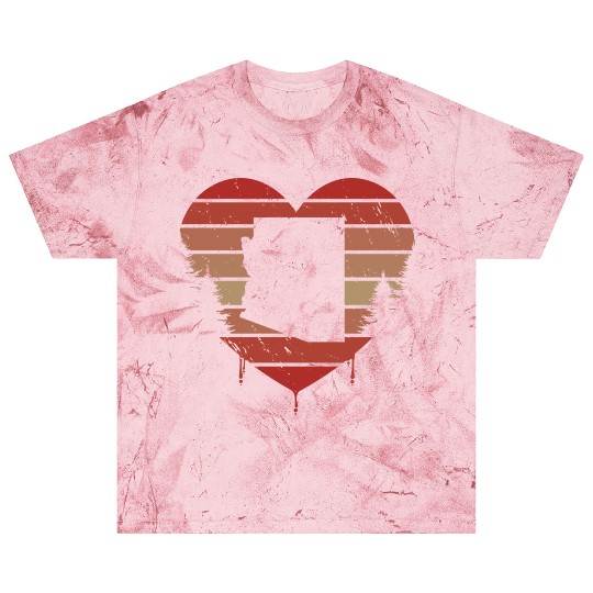 Cute Red Vintage Heart Phoenix Valentine Day Love Blast T Shirts