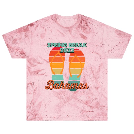 Spring Break Bahamas Beach 2022 Flip Flops Blast T Shirts