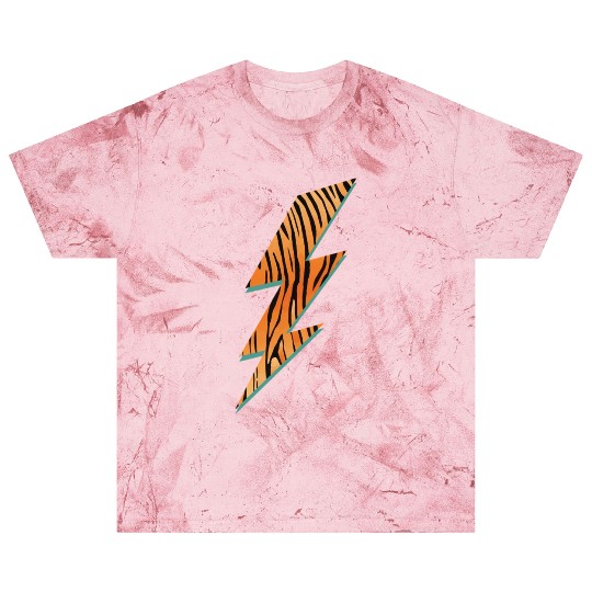 Tiger Stripes Lightning Animal Print Blast T Shirts