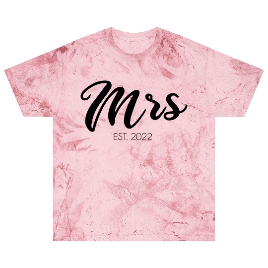 Wedding Mrs Est 2022 Bridal Bride Blast T Shirts