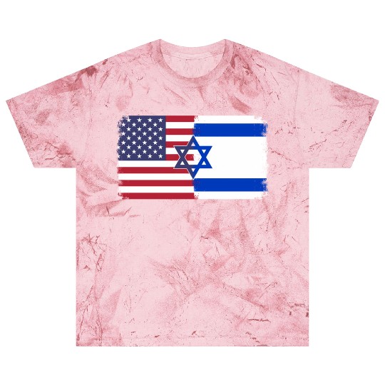 Israel Usa Flag Blast T Shirts