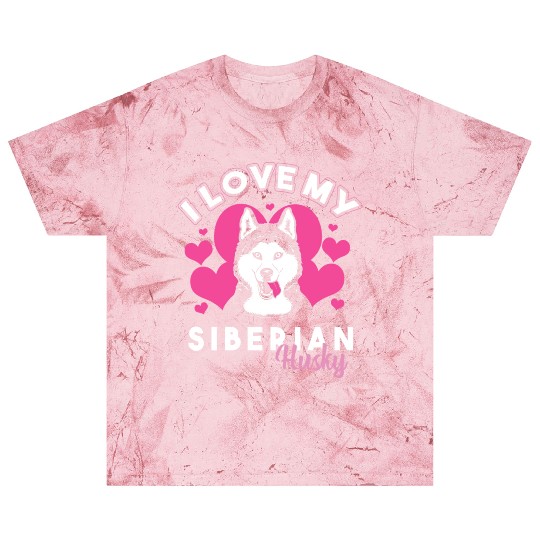 Cute Husky Dog Owner I Love My Siberian Husky Blast T Shirts