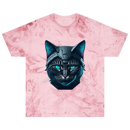 Cyberpunk neon cat Blast T Shirts