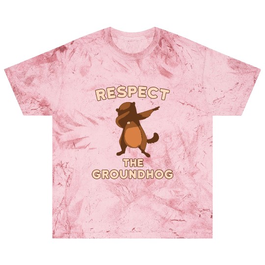 Dabbing Groundhog Day Respect the Groundhog Funny Blast T Shirts