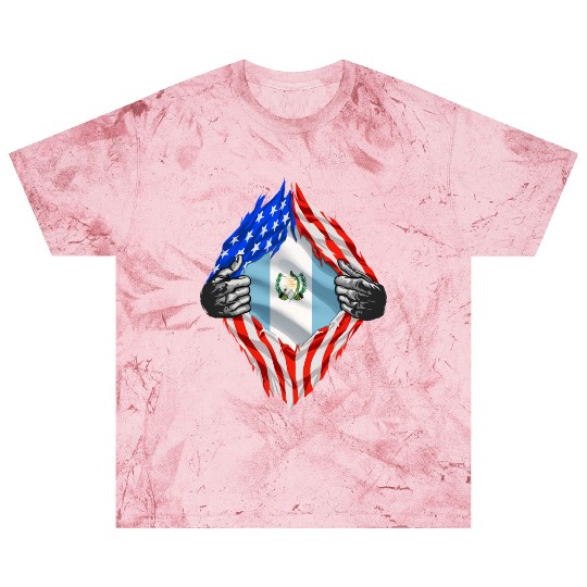 Guatemala Roots Flag Patriotic Guatemala Heritage Blast T Shirts