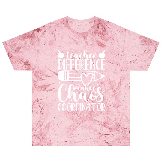 Teacher Difference Maker Chaos Coordinator Teacher Blast T Shirts