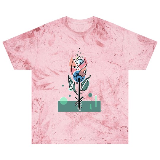 Retro Tulip Flower Blast T Shirts