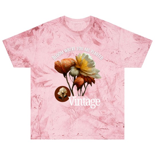 Brown Floral Life Quotes Vintage Blast T Shirts