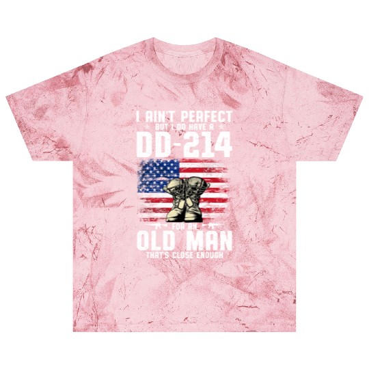 US Army DD-214 American Flag Blast T Shirts