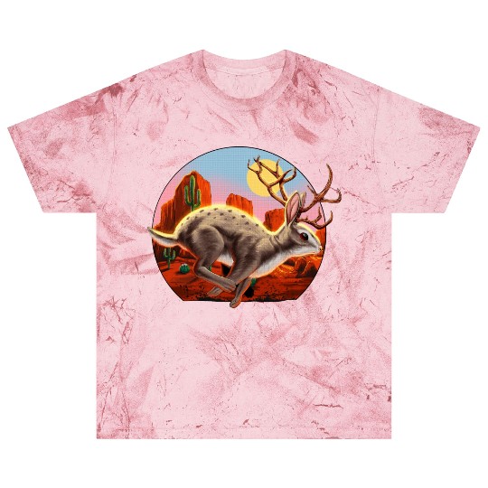 Jackalope Cryptid Rabbit Blast T Shirts