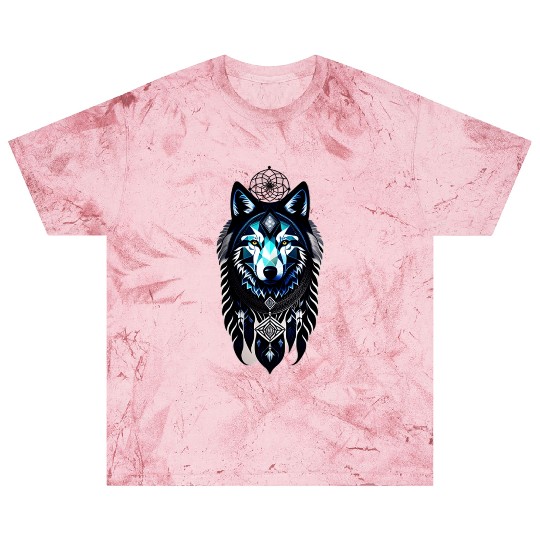 dream catcher geometric wolf Blast T Shirts