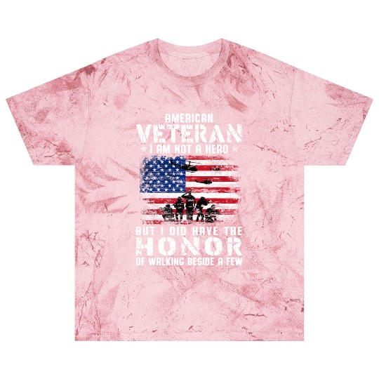 US Army Veteran American Veteran Flag Blast T Shirts