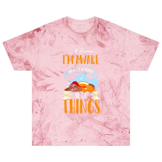 Sleeping Dreaming Sloth Bed Blast T Shirts