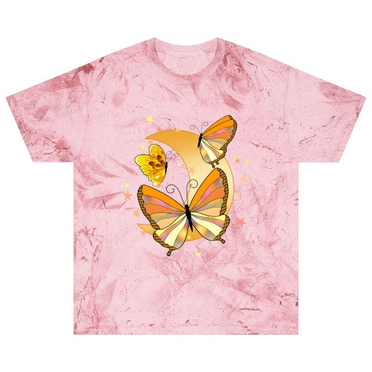 Orange butterflies moon aesthetic butterfly insect Blast T Shirts