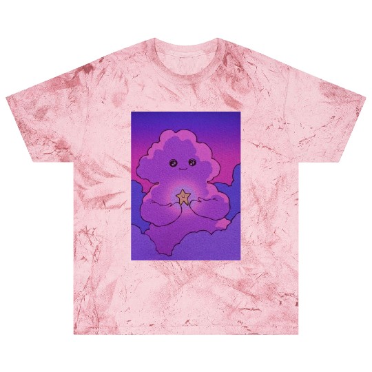 Cute Purple Cloud With Little Star Blast T Shirts