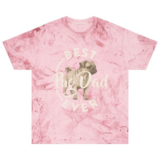 Best Pug Dog Dad Ever Puppy Papa Lover Funny Blast T Shirts