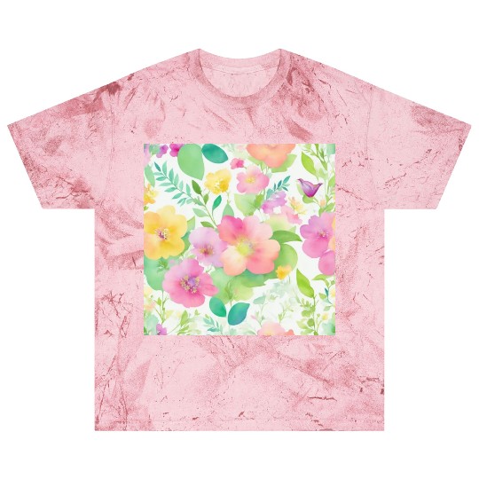 watercolor wildflower pattern Blast T Shirts