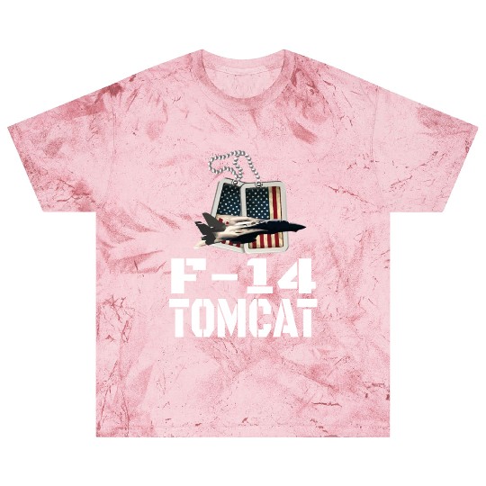 F 14 Tomcat US Flag Blast T Shirts