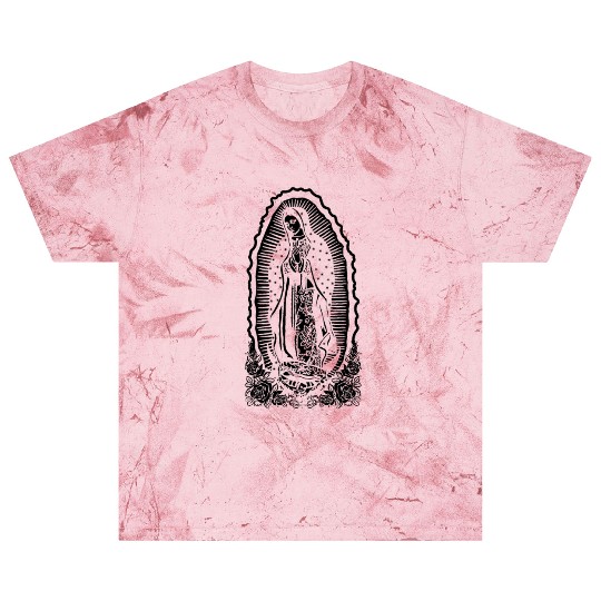 Virgin Mary Lady of Guadalupe Virgen De Guadalupe Blast T Shirts