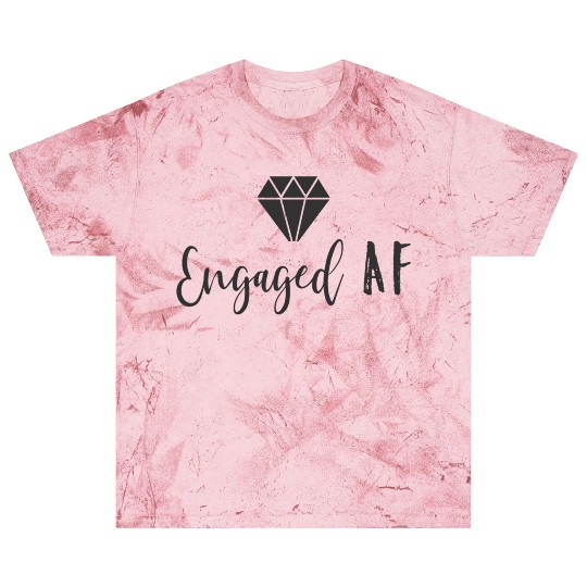 Engaged Af Fiancee Engagement For Her Blast T Shirts