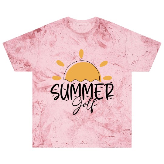 Yellow Summer Golf Blast T Shirts