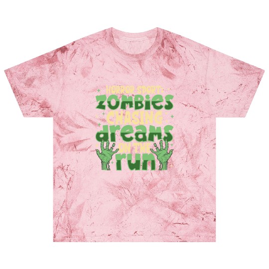 Horror Zombie Runner Half Marathon Running Jogging Blast T Shirts