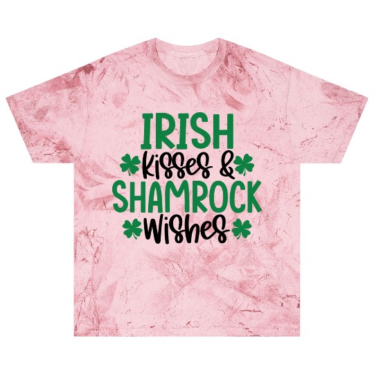 Irish Kisses And Shamrock Wishes Clover Blast T Shirts